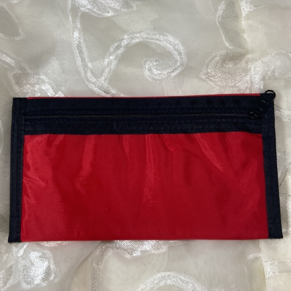 NWOT embroidered Dancing Mickey Mouse wallet red/black - Picture 2 of 5